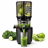 Kuvings AUTO10 Cold Press Juicer Machine – Self-Feeding for Hands-Free Use – Easy to Clean, Quiet 240W Motor, 100 oz Large Masticating Juicer – Designed for Silky Juice with Low Pulp – Matte Black