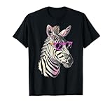 Zebra Wearing Pink Sunglasses