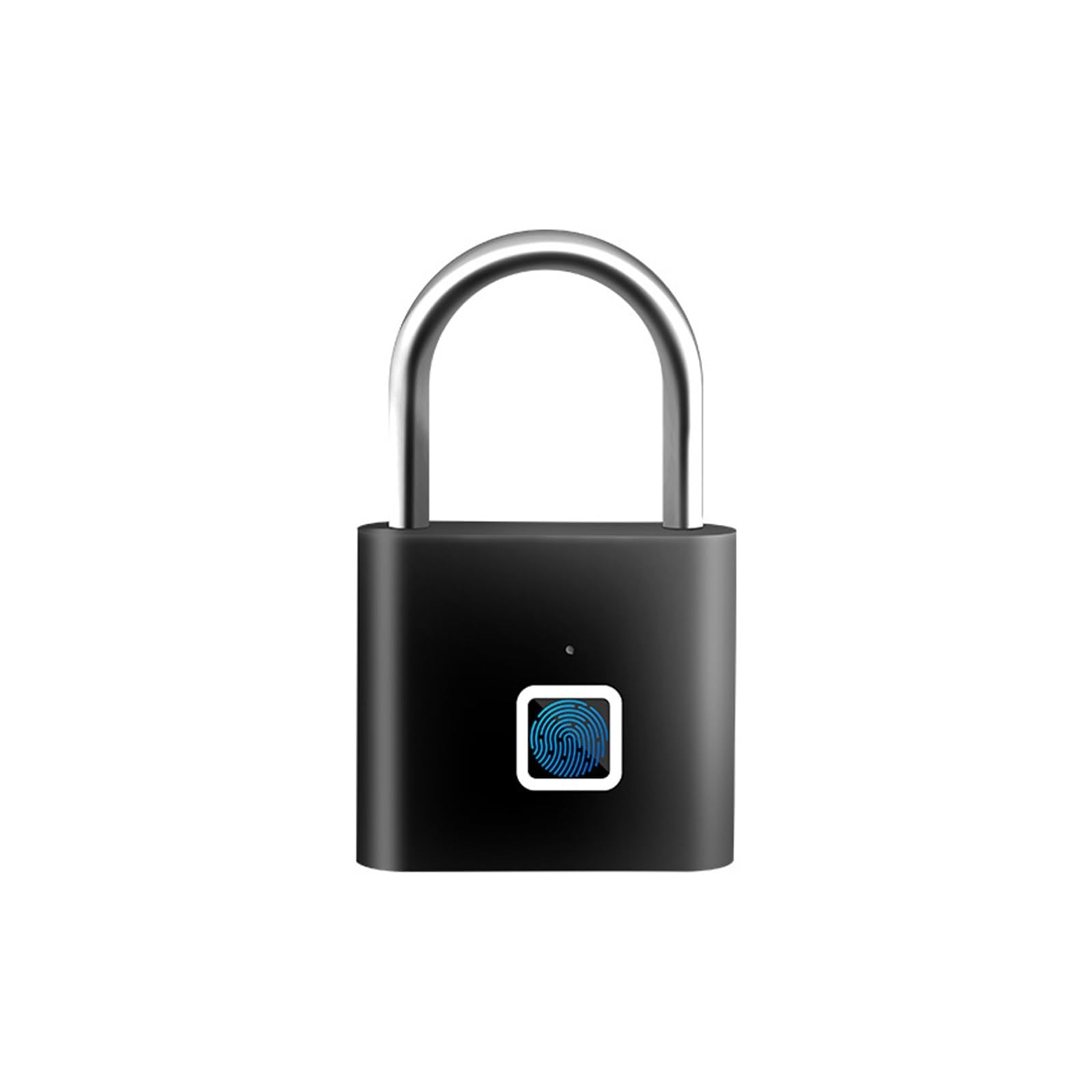JVDDI Smart Door Handle, Smart Fingerprint Padlock Waterproof Keyless Door Lock USB Rechargeable Security for House Unlock(Nero)