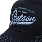 Stetson Czapka Trucker Since 1865Mężczyźni - snapback cap baseball tirowca Snapback, Z daszkiem, daszkiem wiosna-lato jesień-zima Wiosna Lato Jesień Zima - One Size