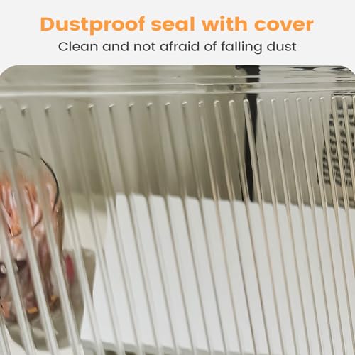 Bacs de rangement transparents anti-poussière pour optimiser les petits tiroirs de salle de bain - 3