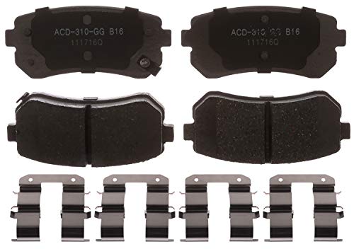 Plaquettes de frein ACDelco 14D1157CHF1 céramique pour stopper sans bruit ni poussière