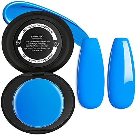 JOSLOVE Solid Nail Gel, 1PCS 8g Blue Gel Polish Classic Nail Art Manicure Holiday Gifts for Women Girls DIY Home Salon