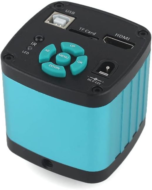 Miniatura 5 de Kit de microscopio 48MP 4K HDMI USB Cámara de microscopio de video digital monocular industrial 120X 180X 300X Zoom Lente de montaje en C