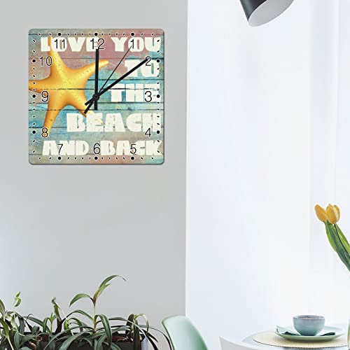 Horloge murale rustique avec coquillages : idée cadeau déco maison