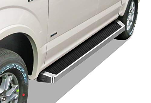 Aps Iboard Running Boards Style Compatible With Ford F150 2015-2023 Supercrew Cab & F150 Lightning 2022-2023 & F-250 F-350 Super Duty 2017-2022 Crew Cab (Nerf Bars Side Steps Side Bars) #TOP23