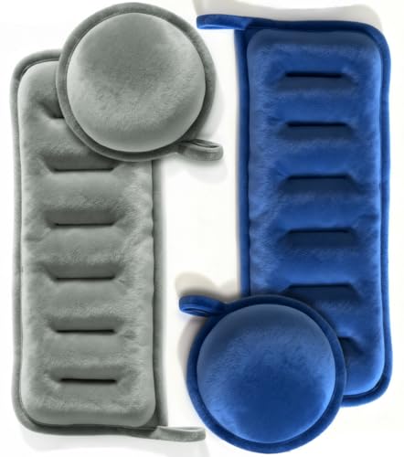 Small Microwave Heating Pad 4 Pack Rice Hot Pack with Moist Warm Compress Packs Microwavable for Relaxing Warmth Reusable Bean Bag Compresas Calientes Scented and Unscented