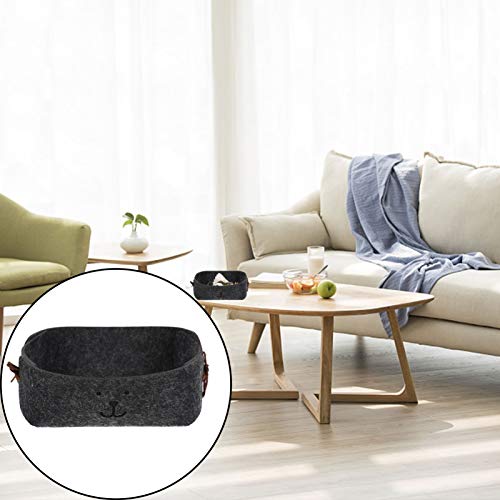 ULTECHNOVO Cesta de Armazenamento de Feltro de Mesa Organizador de Brinquedo Caixa de Armazenamento
