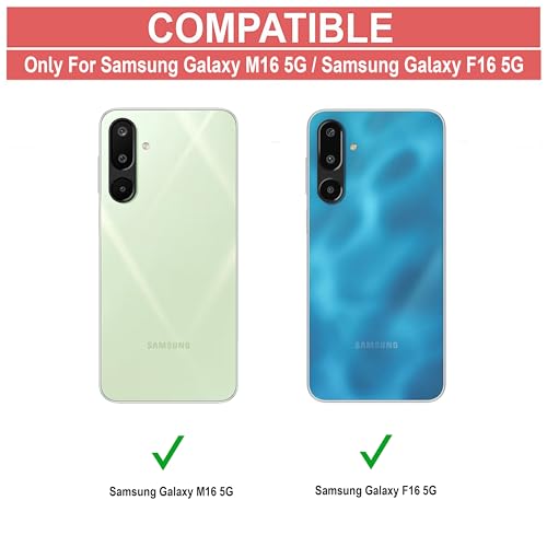 Image of Amazon Brand - Solimo Back Case Cover for Samsung Galaxy M16 5G | Compatible for Samsung Galaxy M16 5G Back Case Cover | Clear Case with Camera Protection | (TPU + PC | Matte Black)