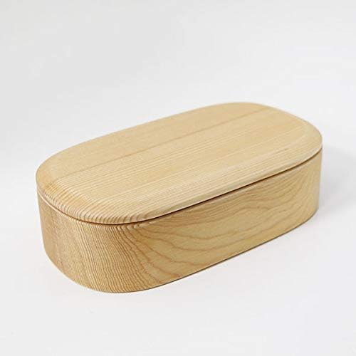 くり抜き お弁当箱 弁当箱 ナチュラル 隅丸 500ml 木製 くりぬき