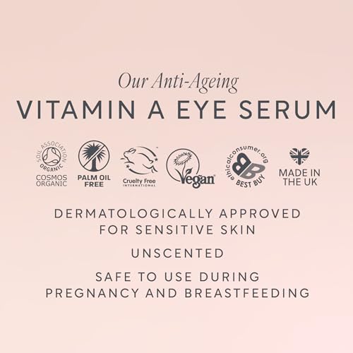 Lucy Bee Anti-Ageing Eye Cream with Vegan Retinol Alternative, Firms, Brightens, Conditions & Soothes Sensitive Skin - Image 3