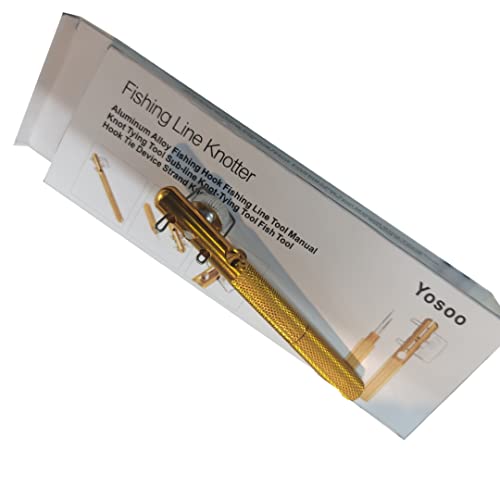 Foto von Yosoo Angelhaken aus Aluminiumlegierung, manuelles Knotenbindungswerkzeug, Subline-Knotenbindungswerkzeug, Fischwerkzeug, Haken, Bindegerät, Strangknoter