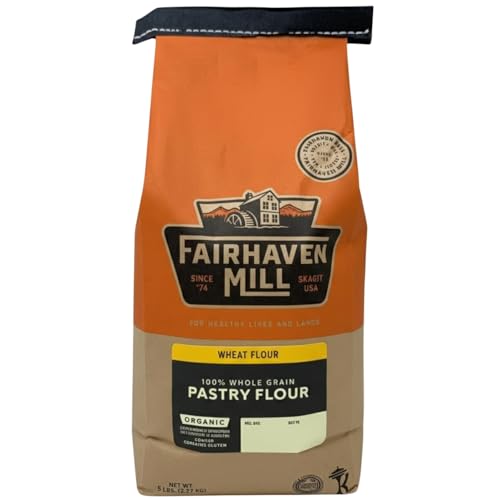 Fairhaven Mill Organic Whole Grain Pastry Flour (5 lbs)
