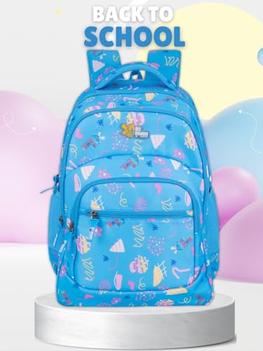 Image of Zilo Sweet Treats 34L School Backpack - Ice Cream & Candy Fun Edition for Kids (Girls & Boys)