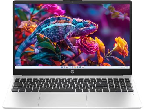 Image of HP 15 (2026), AMD Ryzen 7 Octa Core 7730U - (16 GB /512 GB SSD /AMD Radeon Graphics /Windows 11 Pro) Thin and Light Business Laptop /15.6 inch FHD Display /Backlit + Fingerprint /Silver /1.5kg