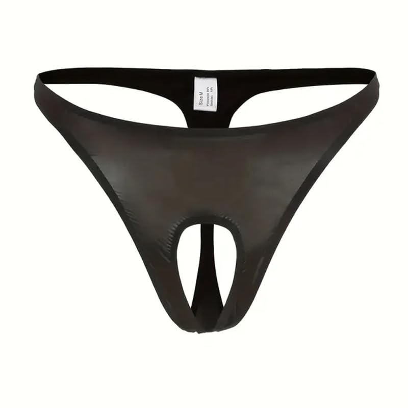 1 Pc Men's Underwear, Solid Color Briefs, Soft Thong Underwear2