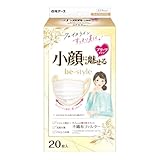 ビースタイル プリーツタイプ ふつうサイズ プレミアムホワイト 20枚入 マスク 女性用