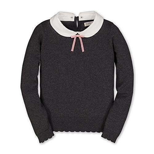 Image of Hope & Henry Girls Cable Front Pullover Sweater