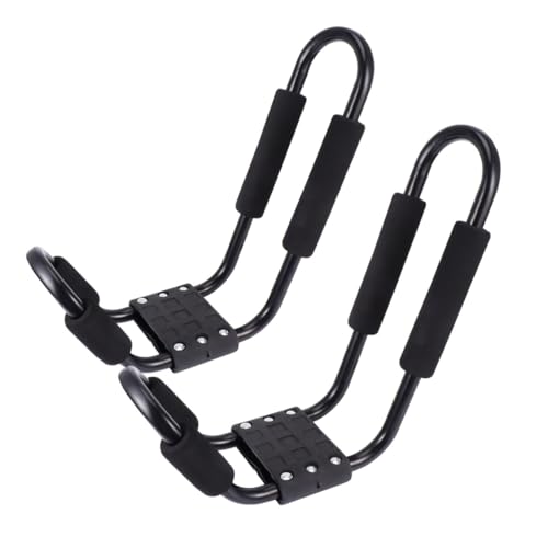 LIOOBO Aluminum Car Roof Frame Canoe Kayak Luggage Rack 2pcs Detachable Roof Shelf Waterproof Durable