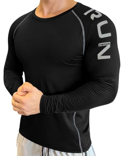 Image of Noble Monk Men's Full Sleeve Round Neck Activewear T-Shirt | Dry Fit Sports Top for Gym, Running & Training | Breathable Stretch Fabric | Athletic Fit for Workout & Outdoor Activities