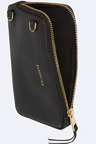 Bandolier Expanded Zip Pouch - Black/Gold - Phone Case & Strap Sold Separately #TOP5