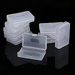 Fosa 10pcs Transparent Anti Dust Cover Cartridge Game Case Box for Game Boy Advance GBA Protective Holder Storage Solution Box