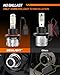 SEALIGHT H13 9008 Light Bulb, 46,000LM Super Brighter, 6500K Cool White H13 Off Road Light or Fog Light Bulbs, Pack of 2