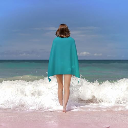 Serviettes de bain microfibre imprimé mer drap de piscine voyage