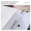 Hudson Hi-Fi Anti-Static Vinyl Record Sleeves - Durable Clear Disc Sleeves- Protect Your LP Albums from Scratches, Dust & Dirt - Acid-Free Rice Paper Disc Covers, 100x Inner Sleeves
