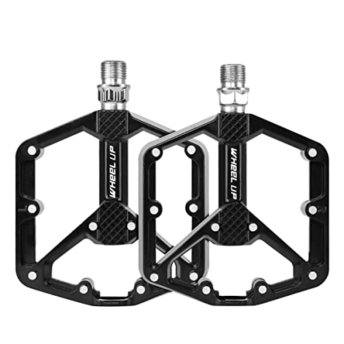 SUPVOX 1 Par Pedal de Bicicleta Pedales Rojos Pedales para montaña Pedales automáticos Ciclismo Pedal Bicicleta Accesorios para Bicicleta Pedal para Bicicleta Pedal práctico du Black