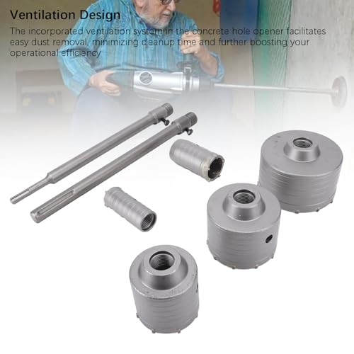 Set Profesional de Brocas para Concreto con 5 Abridores y 3 Brocas miniatura 7