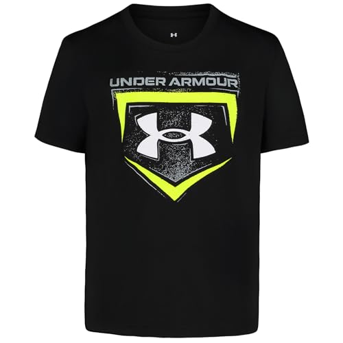 Image of Under Armour Boys' Short Sleeve Baseball Graphic T-Shirt, Lightweight & Breathable, Relaxed Fit