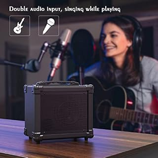 Btuty Ampli Casque pour Guitare électrique Prend les modes Clean/Distortion AUX IN Gain Bass Treble Volume Control – Image 3