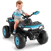 Garvee Niños eléctrico Quad 12V-4-Rad Offroad Vehículo con Mando a Distancia, 2 Motores, Faro LED, música, conexión inalámbrica, USB, suspensión Garvee Niños eléctrico Quad 12V-4-Rad Offroad Vehículo con Mando a Distancia, 2 Motores, Faro LED, música, conexión inalámbrica, USB, suspensión