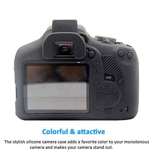 Funda para cámara Easy Hood para Canon EOS Rebel T5/T6/T7 negra miniatura 2
