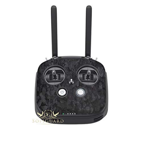SopiGuard Skin for DJI FPV Remote Controller Front Panel Easy to Apply Vinyl Sticker (Forged Carbon)
