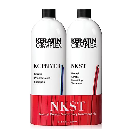 Keratin Complex NKST Natural Keratin Smoothing Treatment Kit, 67.6 oz/ 2000ml