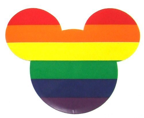 Rainbow Mouse Static Cling by PHS