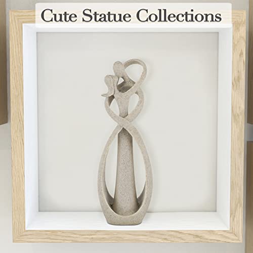 Trycooling Kissing Lovers Statue Abstract Sculpture Resin Statues For Home Decor Modern Home Office Desktop Shelf Bookshelf Decor thumb #6