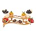 Curved Multi Level Food Cone and Sushi Hand Roll Display Stand: Perfect for Restaurants, Catered Events, and Buffets - Holds 12 Cones - Made from Organic Bamboo - 1ct Box - Restaurantware
