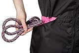 Dingo Hundetrainingsweste für Sport, Agility, Apportieren, Gehorsam, Wasserdicht, Viele Taschen für Spielzeug und Snacks, 2-Wege-Reißverschluss, Kordelzug an der Taille Rosa Große XL 16412-2