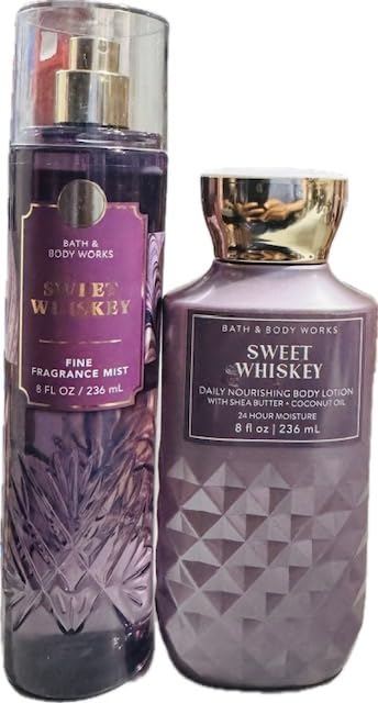 Body Care - BBWs Sweet Whiskey Duo Set Body Lotion and Body Mist (Packaging may vary)