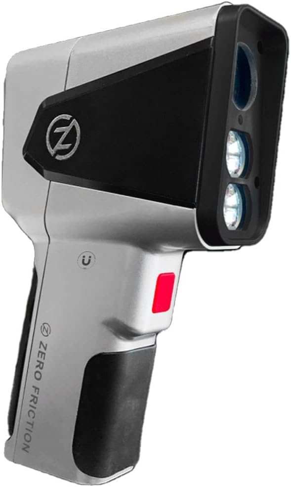 Zero Friction Laser Pro SM Rangefinder with Slope and Magnet, Silver/Black (RF10002)