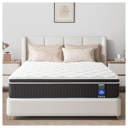 SIMARTH Full Mattress 10 Inch, Upgrade Strengthen Full Size Hybrid Mattresses in a Box, Memory Foam Full Mattress Made of Individually Pocketed Springs for Support and Pressure Relief, Medium Firm