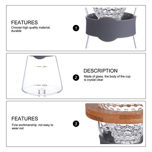 2 Peças Xícara De Café Despeje Sobre o Café Batedor De Mão Para Café Pote Gotejador De Café Cafeteir