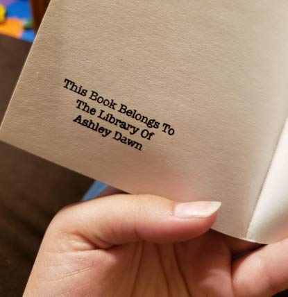 Custom Font Self Inking Address Stamp | 1-4 Lines | Ink Refill Available (2 Line With Ink) #TOP2