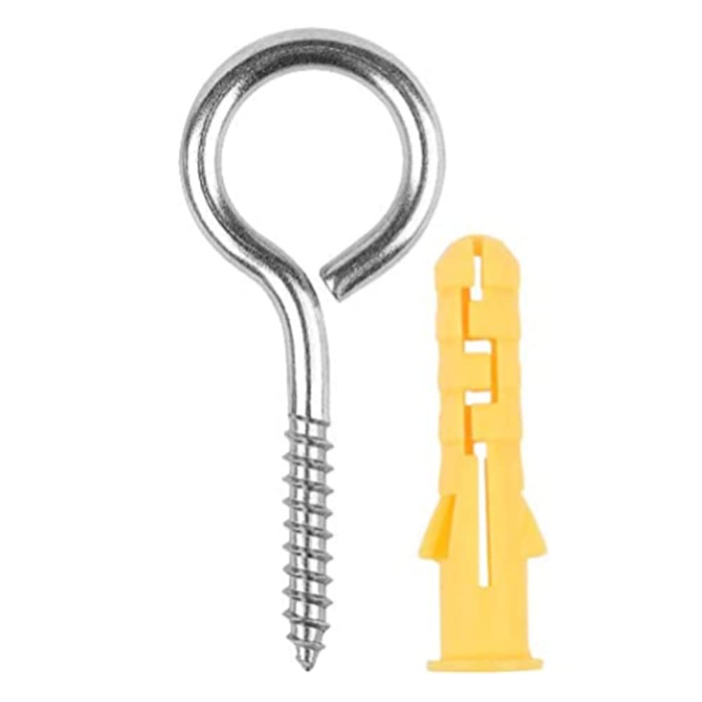 Occhiello Per Legno, 200pcs Pins D'occhio Vite Occhielli Ganci Filettati Risultati Per Argilla, Resina, Perline - 12