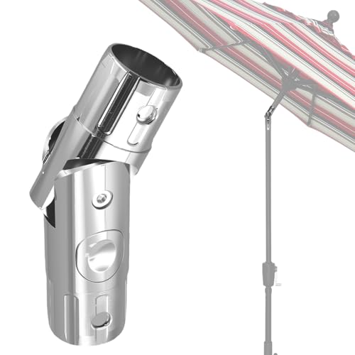 Push-Button Tilt Replacement for Patio Umbrella – Universal Aluminum Tilt Mechanism Repair Part for Outdoor Umbrella Pole, Garden & Poolside