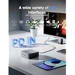 MINISFORUM DeskMini UM760 Slim Mini PC AMD Ryzen 5 7640HS Small PC, 16GB DDR5 RAM+1TB PCIe4.0 SSD, HDMI/DP/USB4 Outputs, 2.5G LAN, WiFi 6E, BT5, 4xUSB Port AMD Radeon 760M Graphics Small Form Factor - Image 4