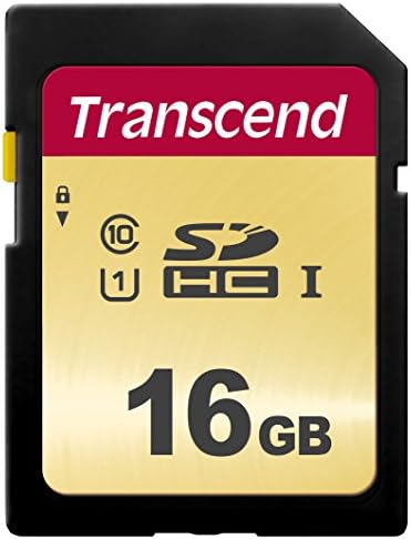 Transcend 8GB SDXC 500S Memory Card UHS- I, C10, U3, V30, 4K, Full HD, MLC, Up to 95/50 MB/s (Ideal for DSLR cameras and advanced camcorders) TS8GSDC500S